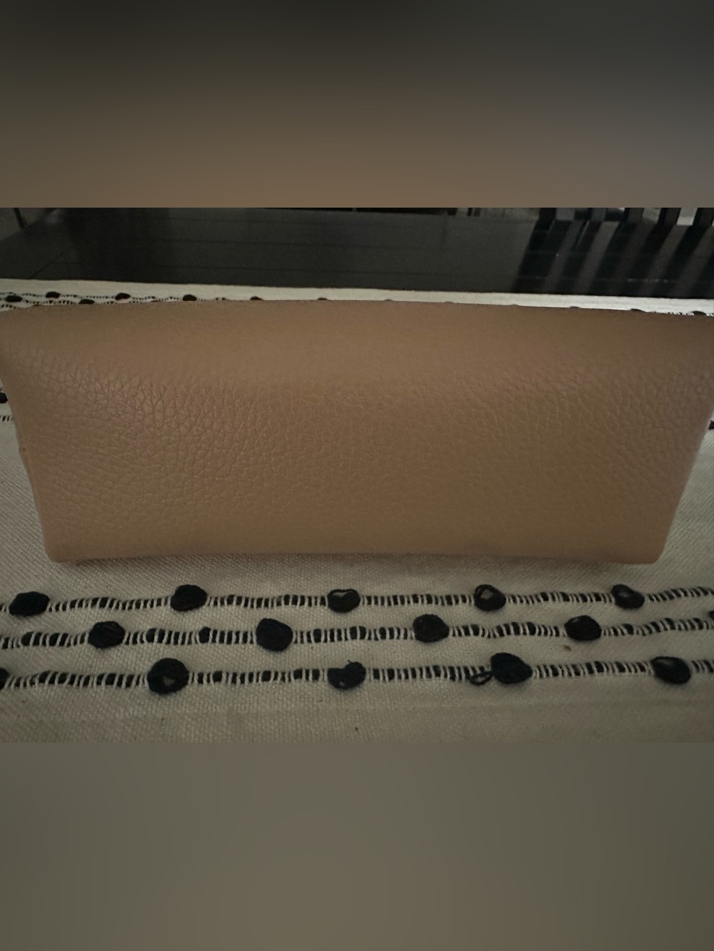 Neutral Beige FAWN cosmetics bag makeup
